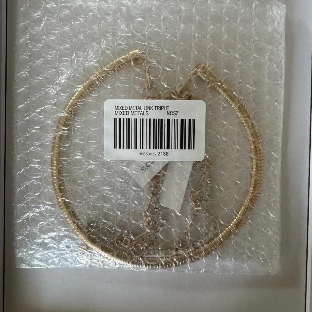 Chico's 3-or-individual Gold and Silver Necklace Stack - Picture 9 of 9